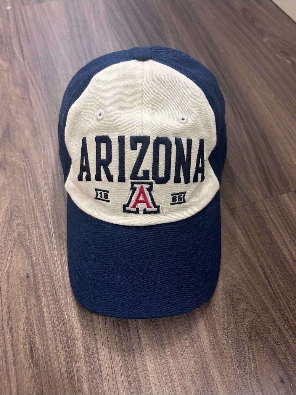 University of Arizona Two-Tone Navy and White Baseball Cap